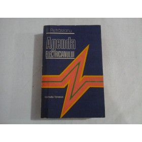      AGENDA  ELECTRICIANULUI  -  E. PIETRAREANU - editia 1986